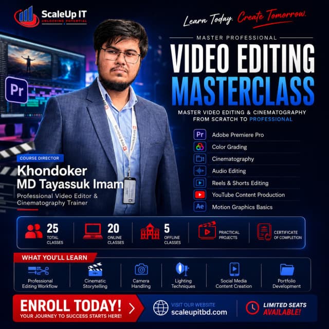 Video Editing & Cinematography Course-2026