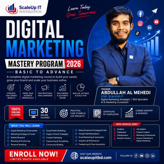 Digital Marketing Mastery Program 2026